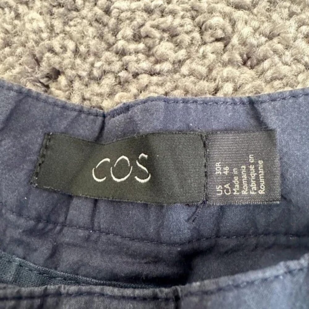 Cos Tapered Poplin Pull On Pants - Picture 4 of 4